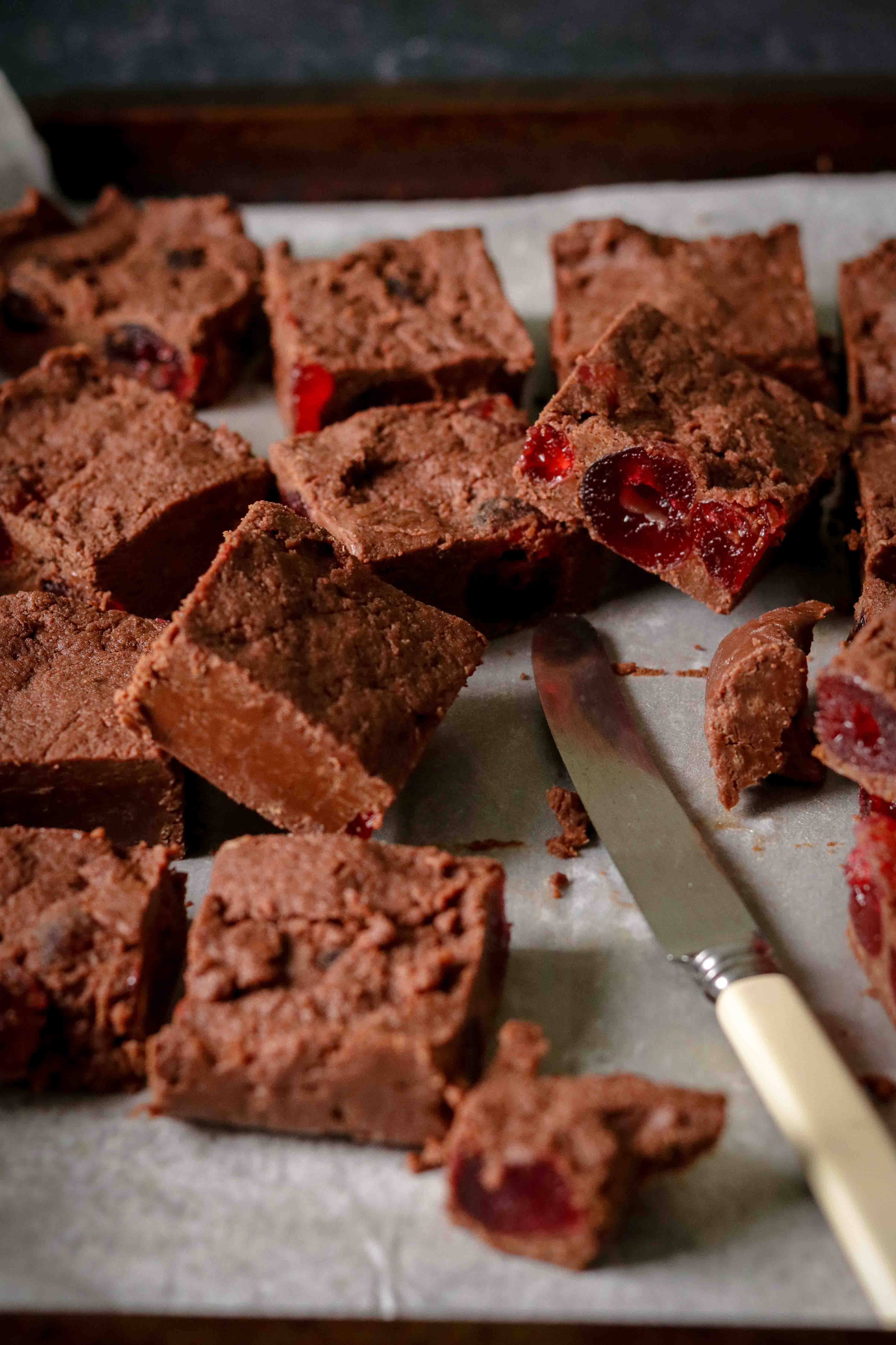 Easy chocolate cherry fudge recipe
