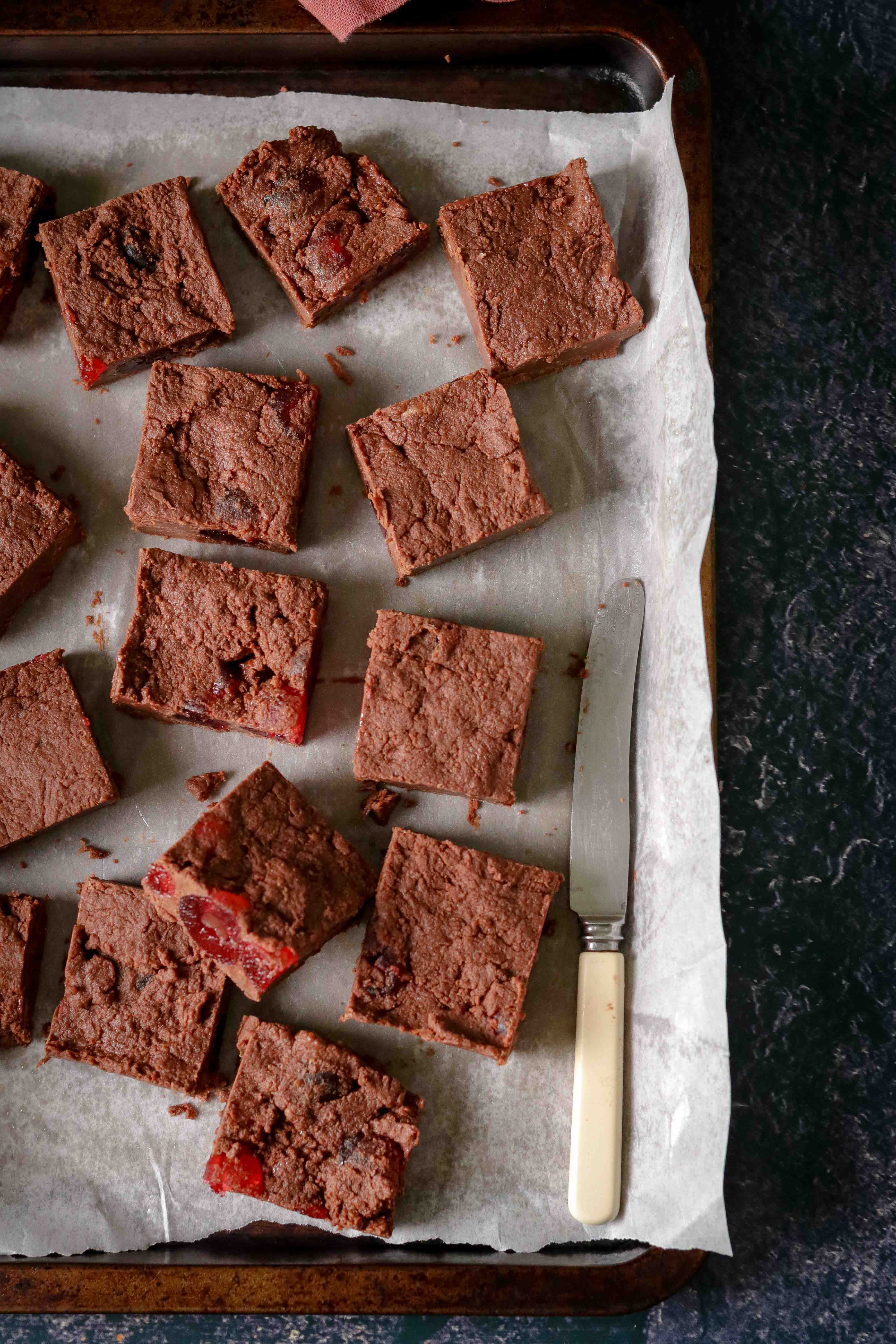 Easy chocolate cherry fudge recipe