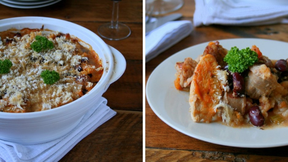 Cassoulet recipe with chicken and sausages