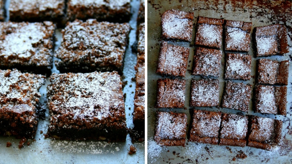 Brownie recipe with cranberries and walnuts