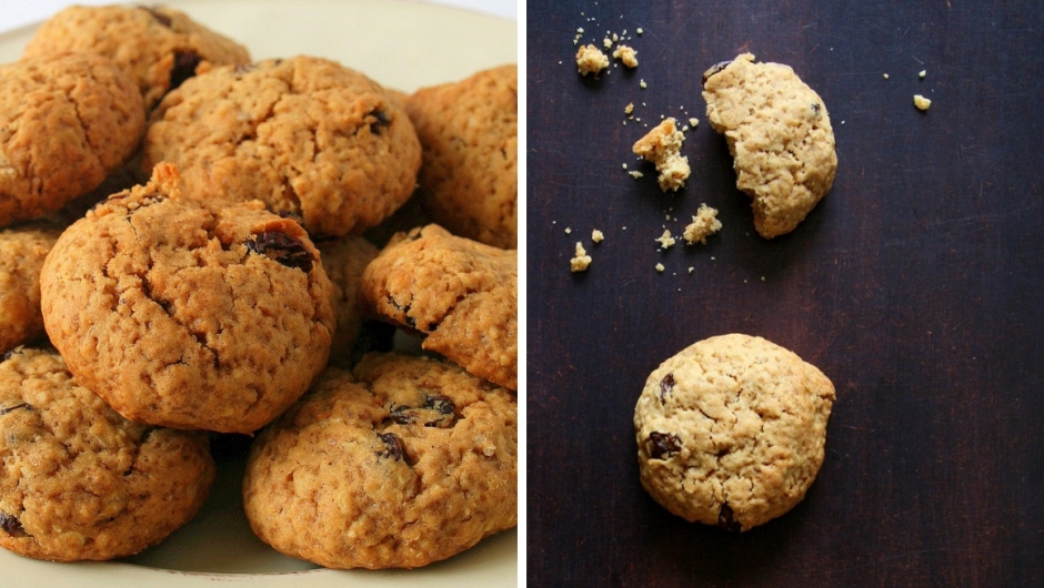 Oat cookie recipe with raisins