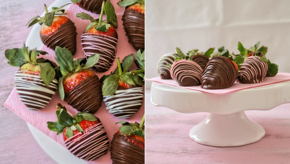 Chocolate coated strawberries recipe