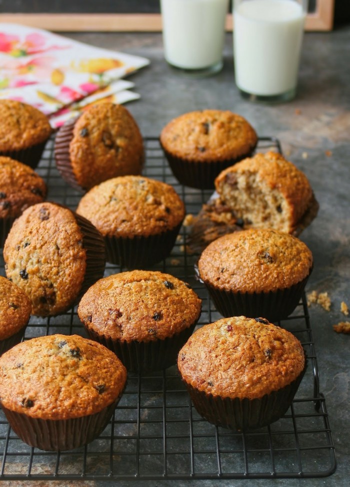 Lunchbox ideas for kids, bran muffins. 