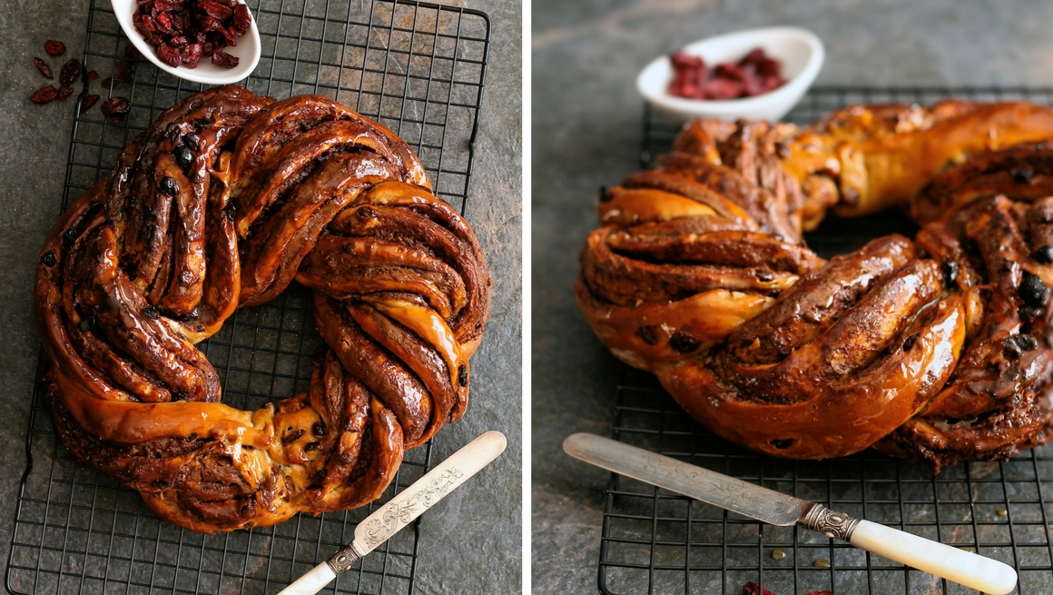 Chocolate hot cross bun loaf – Cupcakes & Couscous