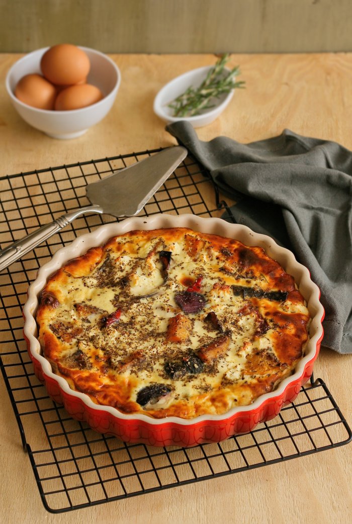 Easy crustless quiche recipe
