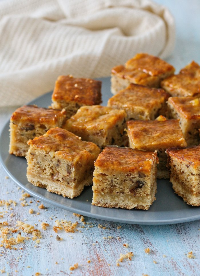 Easy baked marmalade squares