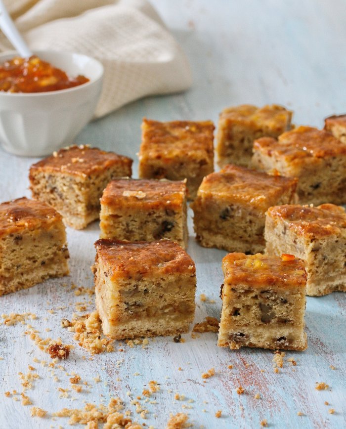 Easy baked marmalade squares