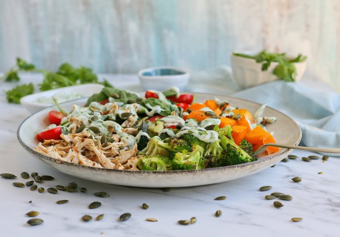 Easy shredded chicken salad recipe