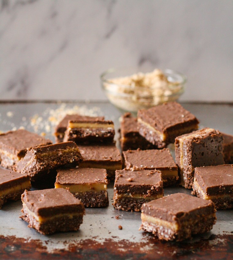 Peanut butter fudge blocks