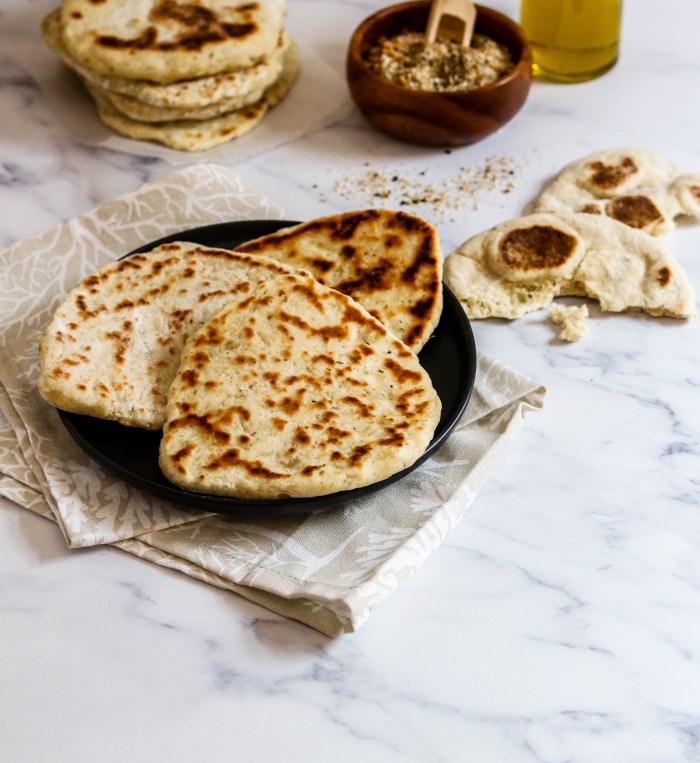 Easy flatbread recipe with yoghurt