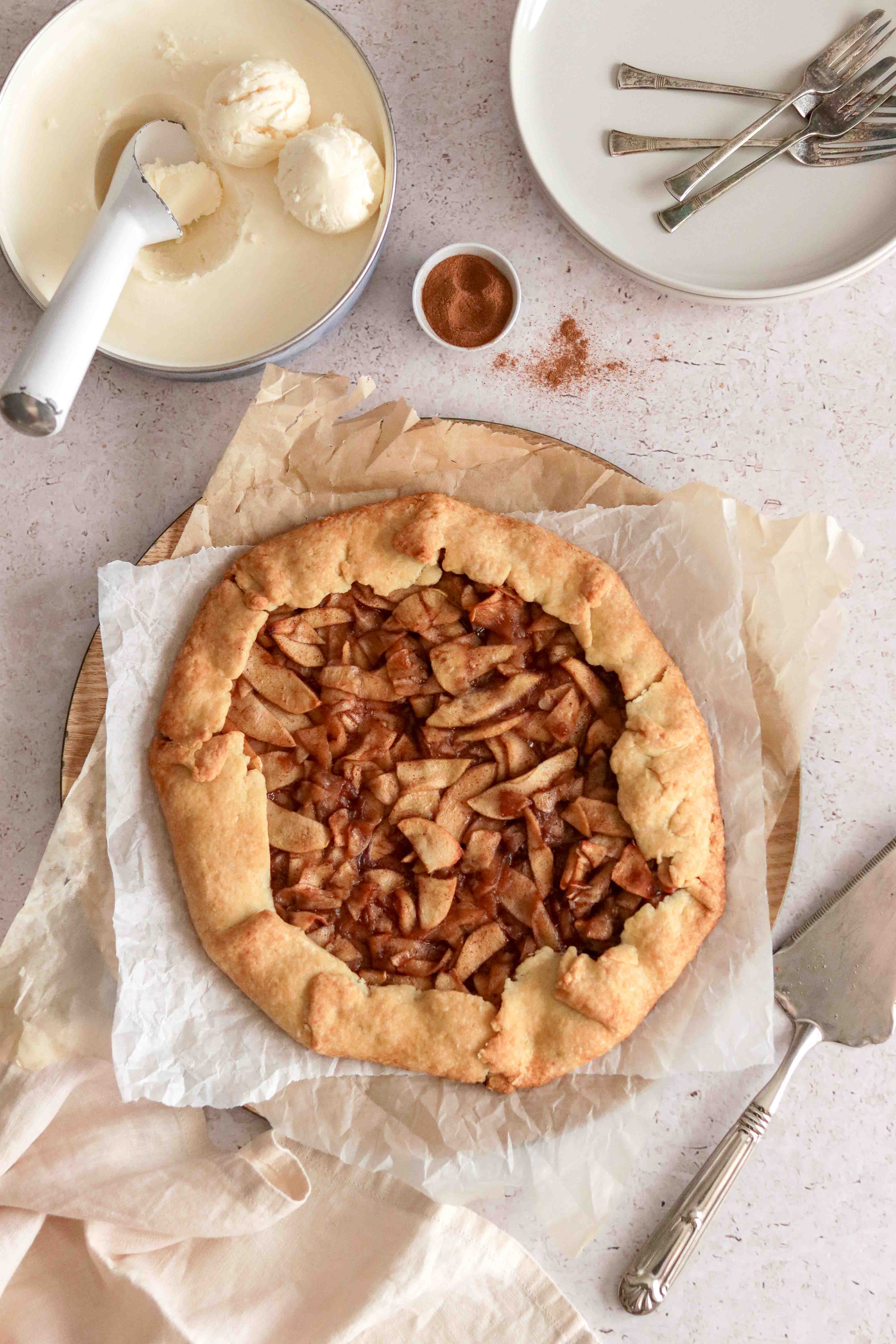 Apple galette