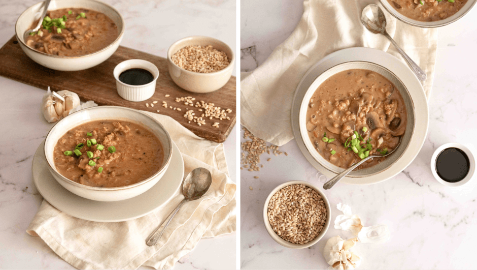 Easy mushroom soup recipe