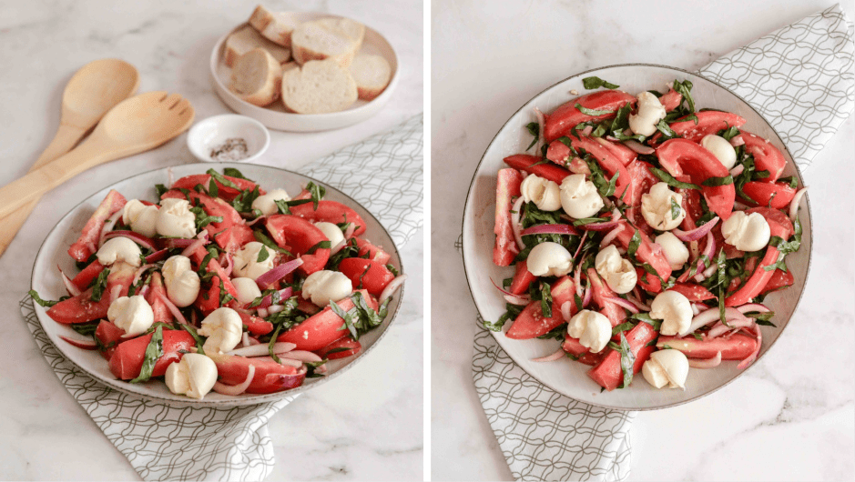 Fresh tomato salad